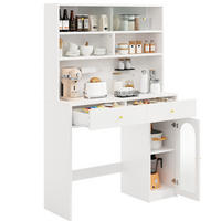 BUFFET 120/180/45 cm Weiß aus MDF mit Hakenleiste - Weiß, Holzwerkstoff (45/180/120cm) - OKMYHOME