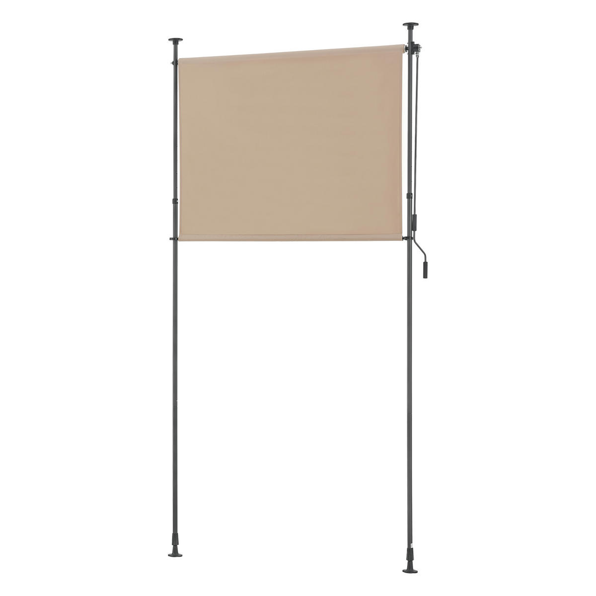AUSSENROLLO Cimarra - Sandfarben, Textil/Metall (120/270cm) - pro.tec