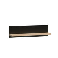 WANDBOARD NAKUSP C9 Eiche Artisan - Eiche Artisan, Glas/Holzwerkstoff (120/32/18cm) - Komodee