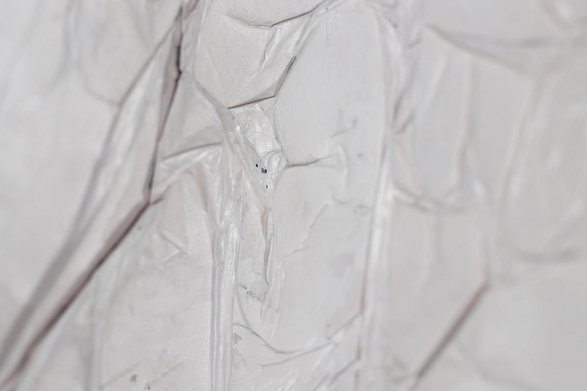 RUČNE MAĽOVANÝ AKRYLOVÝ OBRAZ 70/100 cm, sivý, krajinný motív - sivá, drevo/textil (70/100cm) - KUNSTLOFT