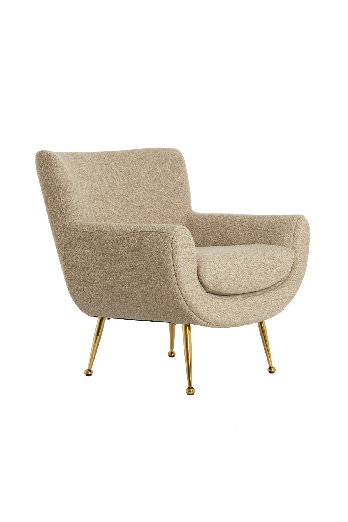 SESSEL Vinstra Weiß 79/76/79 cm - Weiß, Metall (76/79/79cm) - Light & Living