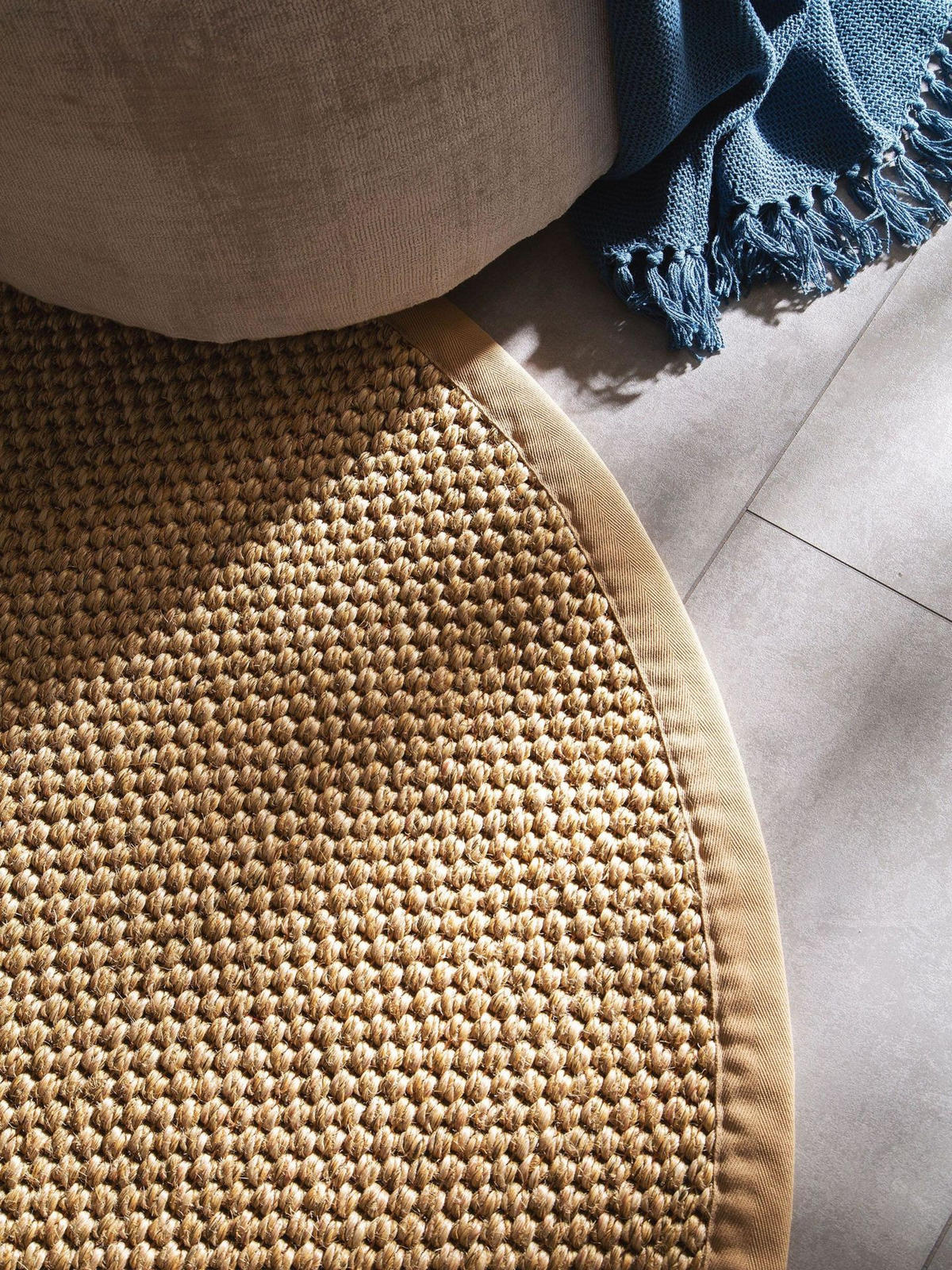 TEPPICH Sisal Greta Beige - Beige, Naturmaterialien (250/1cm) - KUNSTLOFT