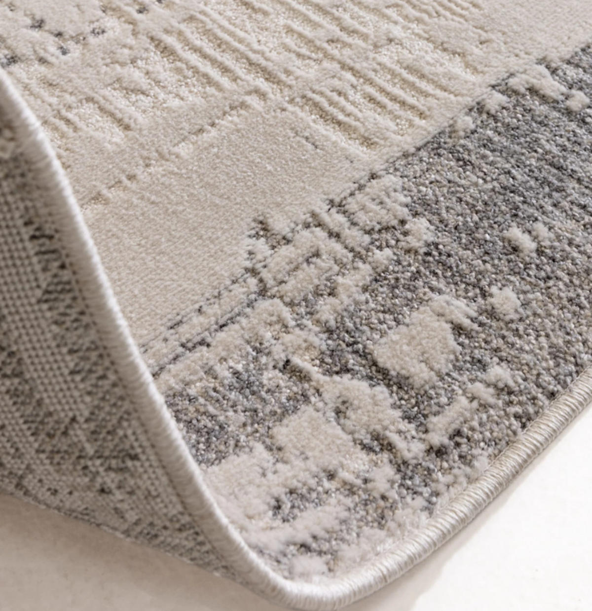 TEPPICH modern Flachgewebe ROMA Grau 200 x 300 cm - Grau, Textil (200/300cm) - Novatrend