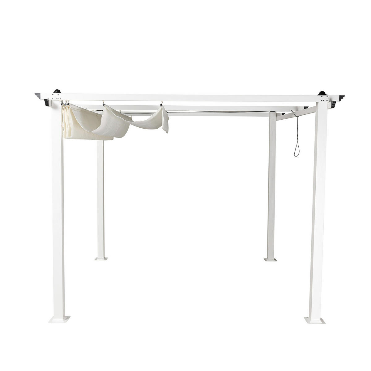 PERGOLA - Weiß, Metall (295/250/295cm) - home24