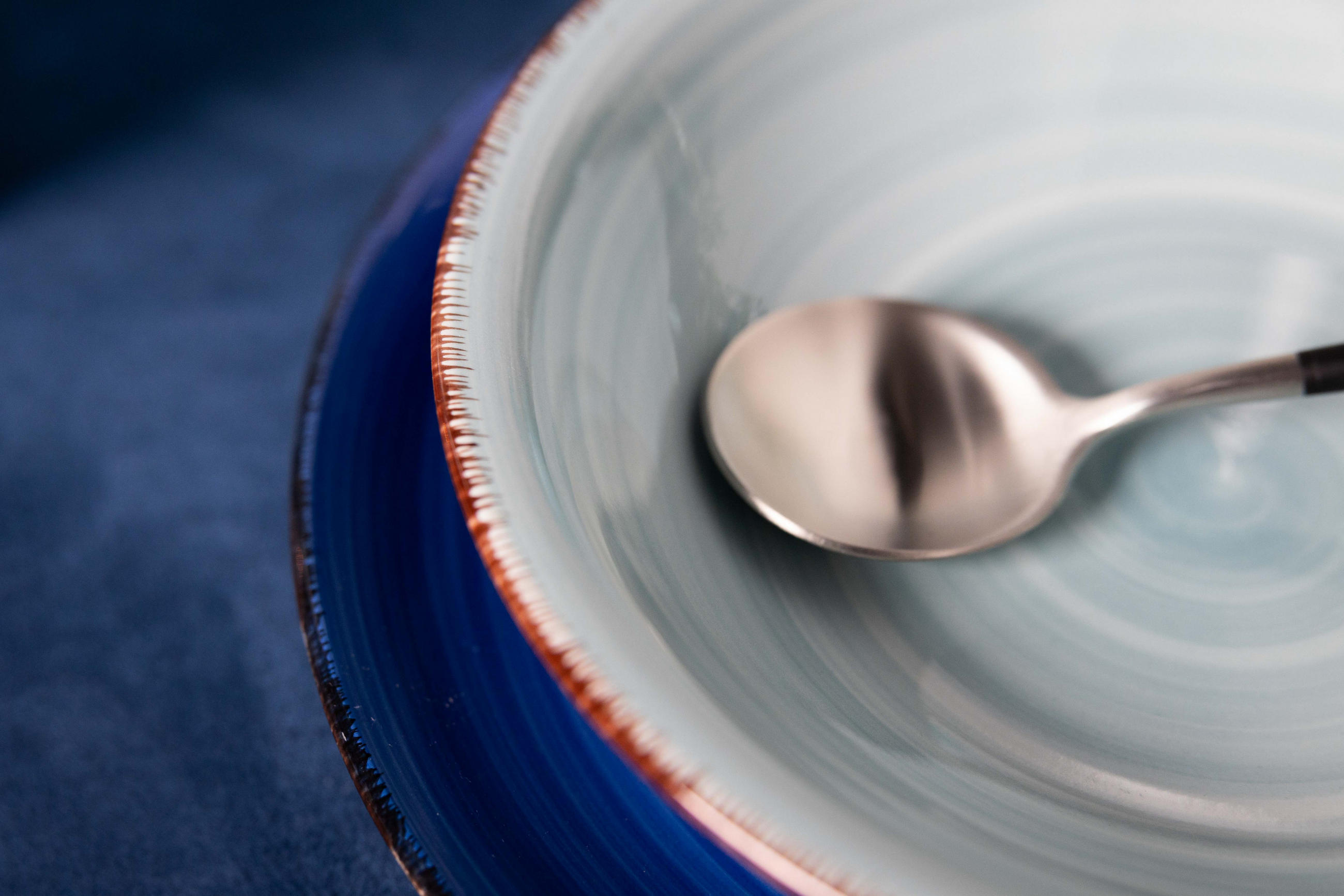 PASTATELLER Delice Blau ø 23 cm - 6 Stück - Blau, Keramik (23cm) - Cookinglife