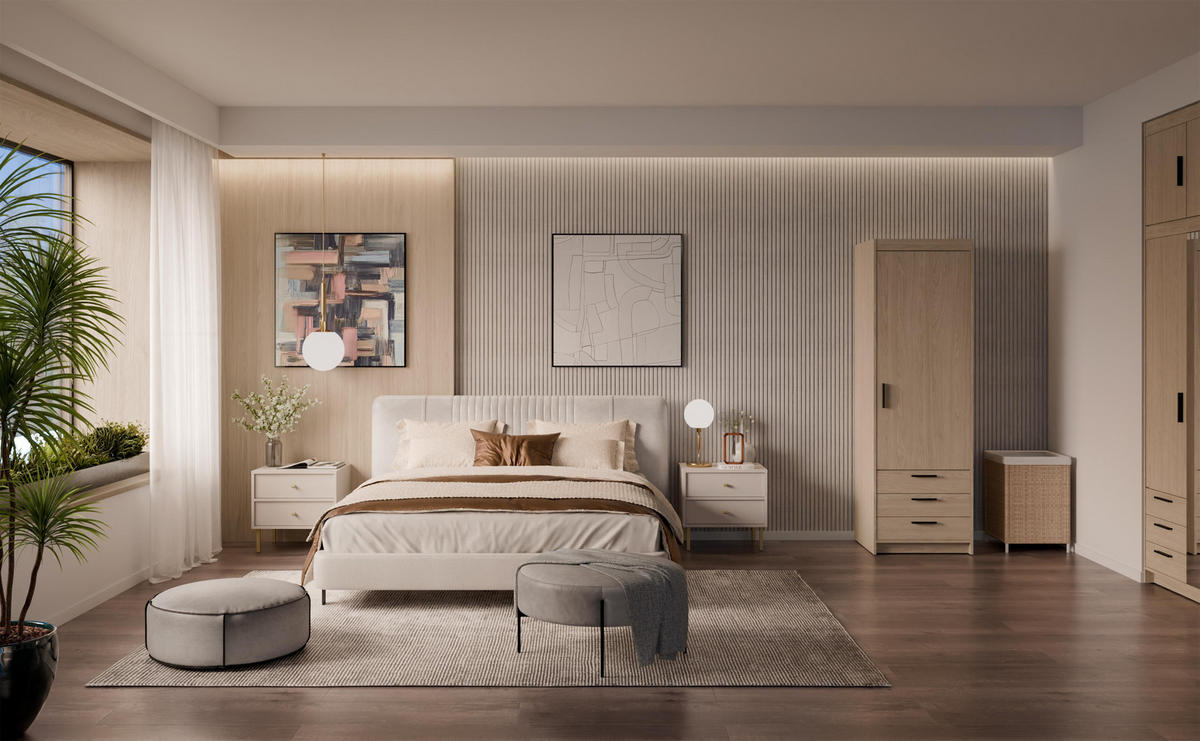 KLEIDERSCHRANK Storicos Geölte Eiche 59,9/190,5/53 cm - 1T3S Modern mit Schubladen - Eichefarben, Holzwerkstoff/Kunststoff (59.9/190.5/53cm) - AX Living