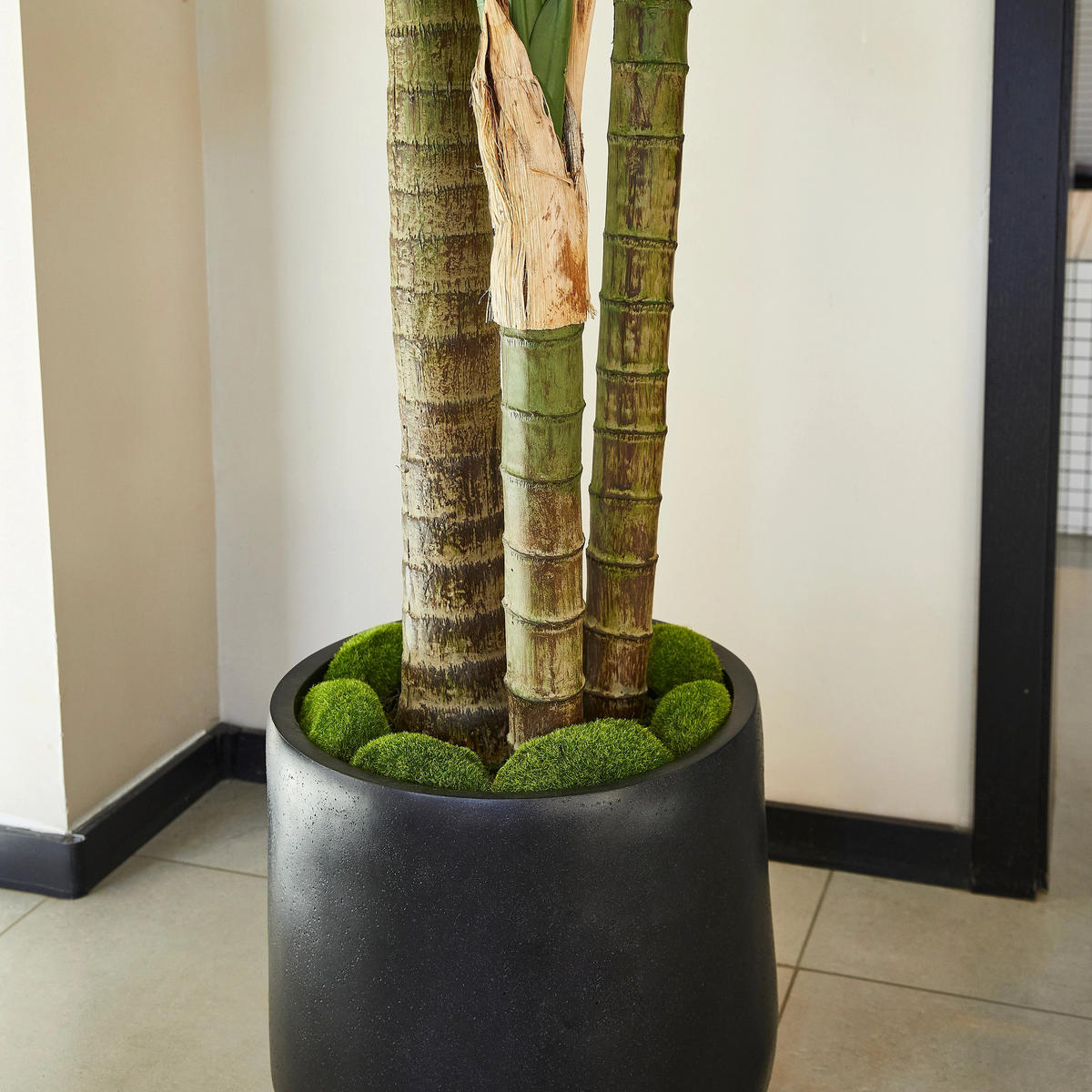 KUNSTBAUM Künstliche Goldfruchtpalme – Elion 180 cm - Grün, Kunststoff (180cm) - aplanta