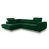 ECKSOFA Caris, Seite: Links - Grün, Holz/Textil (273/203cm) - Sofnet