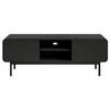 TV-LOWBOARD Oro Schwarz mit 2 Schubladen 154 cm - Schwarz, Holz/Holzwerkstoff (154/53.4/40cm) - Selsey