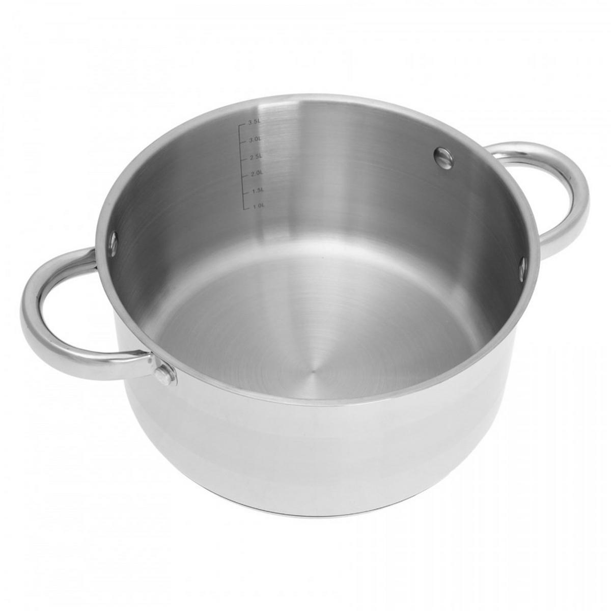 TOPF Silber 24/24/13.5 cm KH4331 - Silberfarben, Metall (24cm) - Kinghoff 