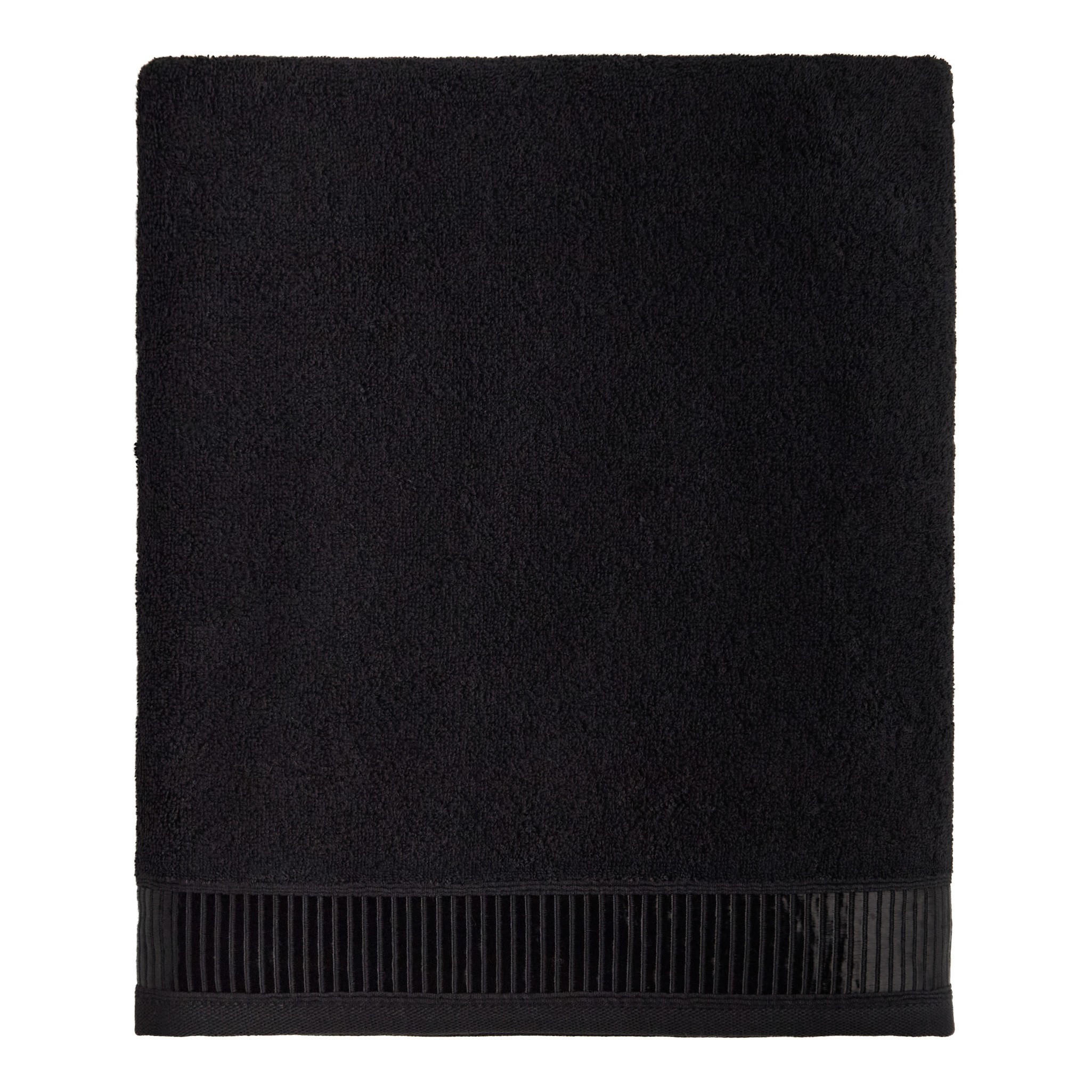 BADETUCH Alicanty - Schwarz, Textil (100/150cm) - home&you