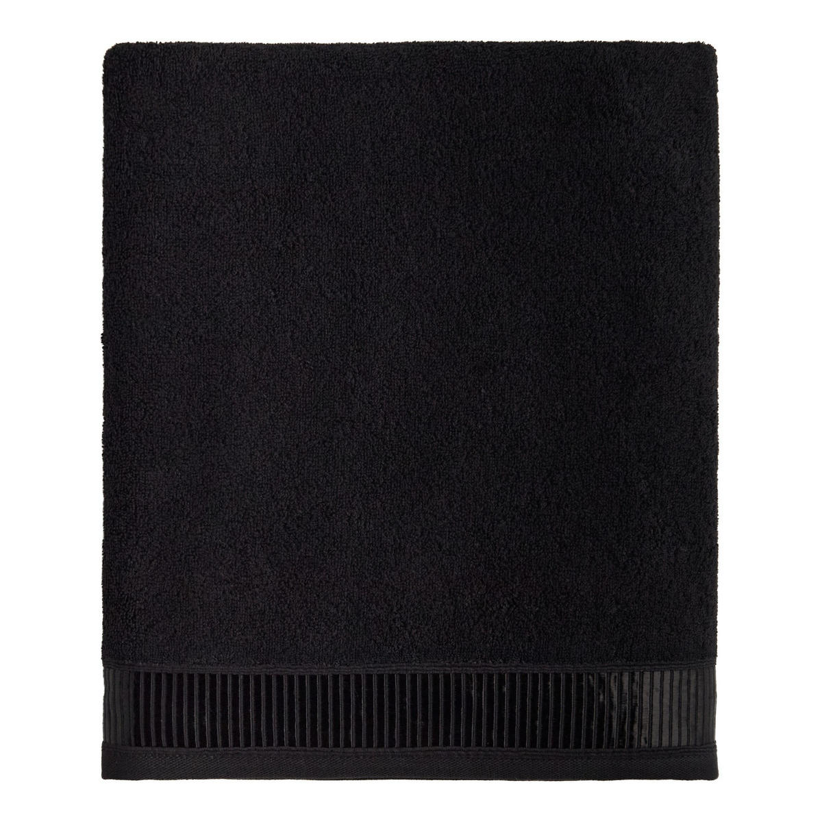 BADETUCH Alicanty - Schwarz, Textil (100/150cm) - home&you