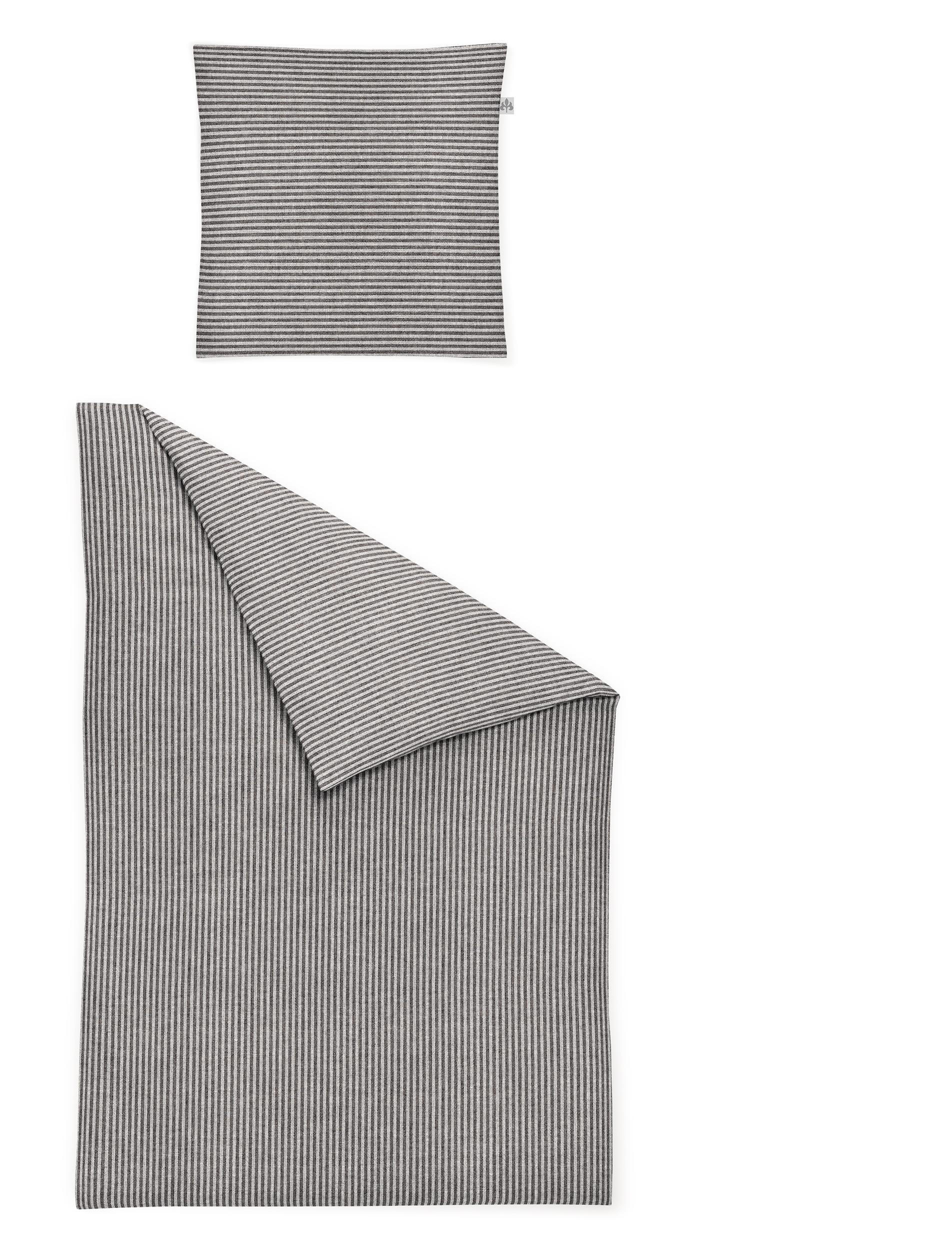 BETTWÄSCHE MINK 8872 - Silberfarben, Textil (135/200cm) - Irisette