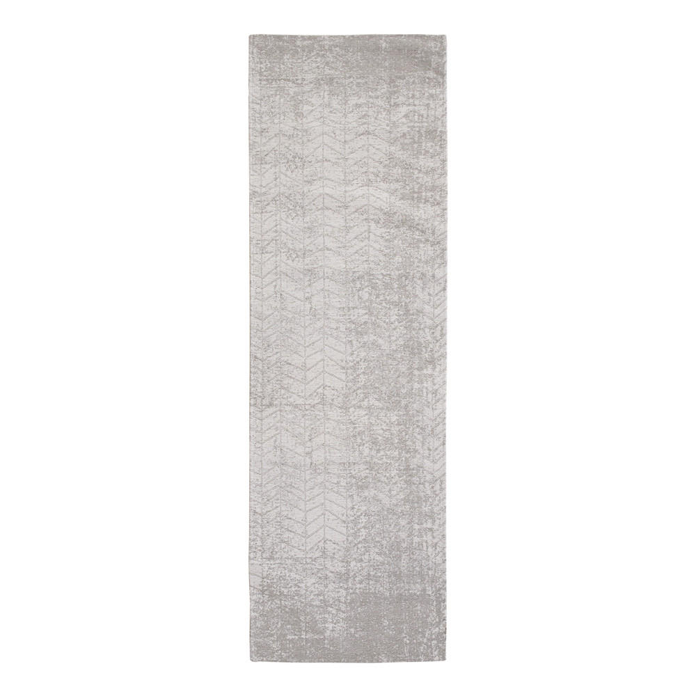 TEPPICH White Plains Mad Men 80/250 cm - Grau, Textil (80/250cm) - Louis De Poortere