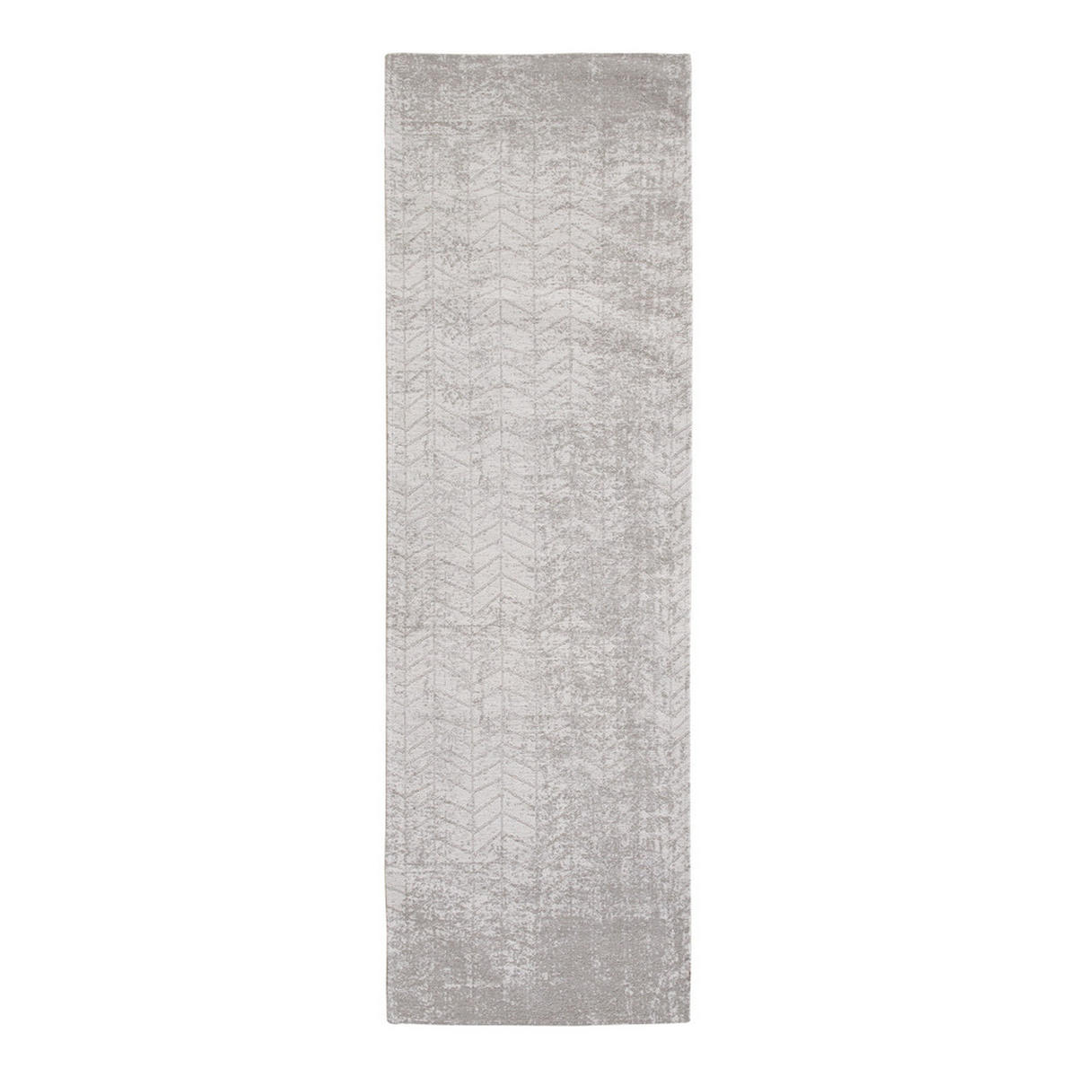TEPPICH White Plains Mad Men 80/250 cm - Grau, Textil (80/250cm) - Louis De Poortere