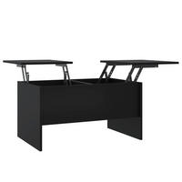 COUCHTISCH Schwarz 80x50x42,5 cm Holzwerkstoff - Schwarz, Holzwerkstoff (80/50/42.5cm) - furnicato