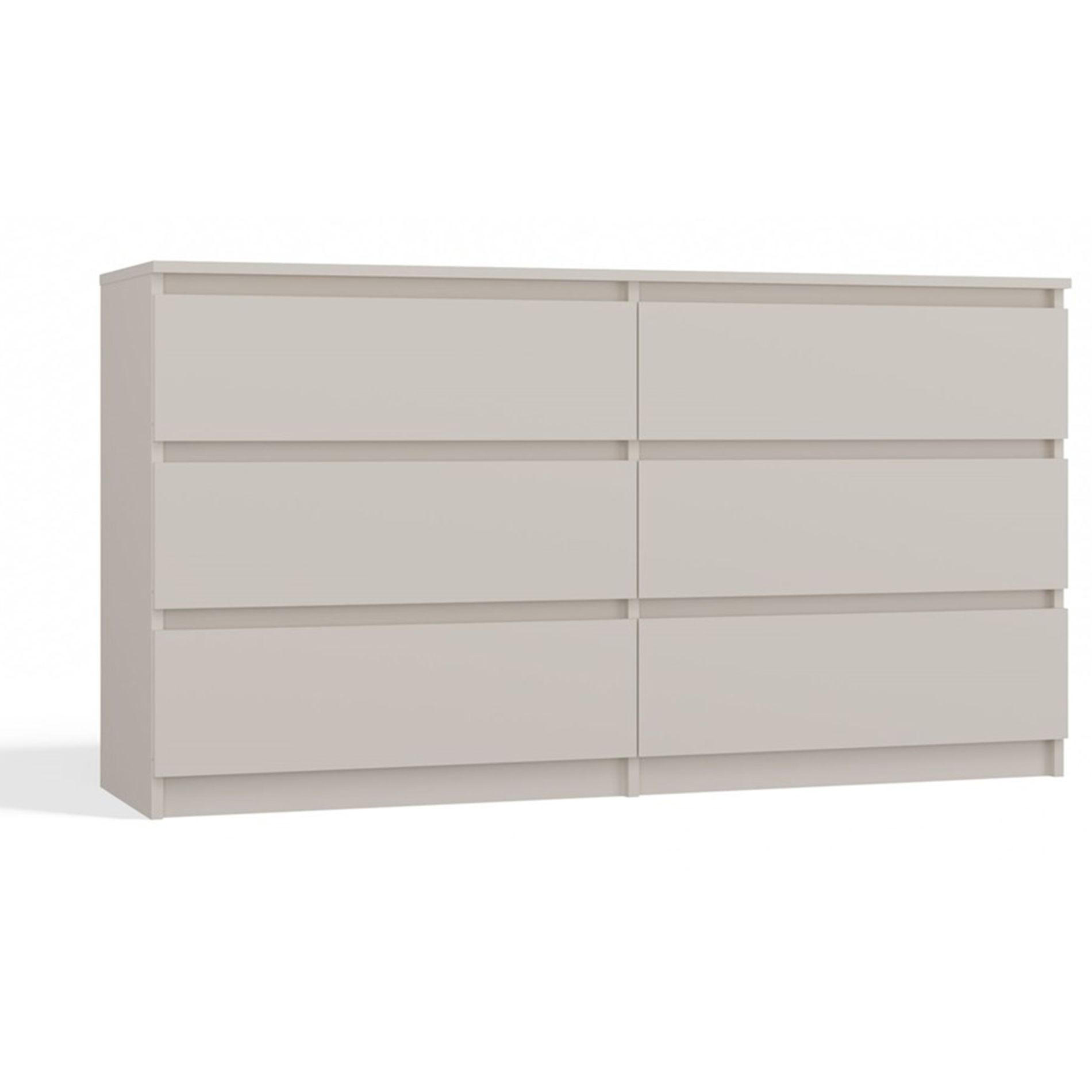 KOMMODE Malwa greige, 75 x 138 x 40 cm - Kaschmir, Holzwerkstoff (138/75/40cm) - Selsey