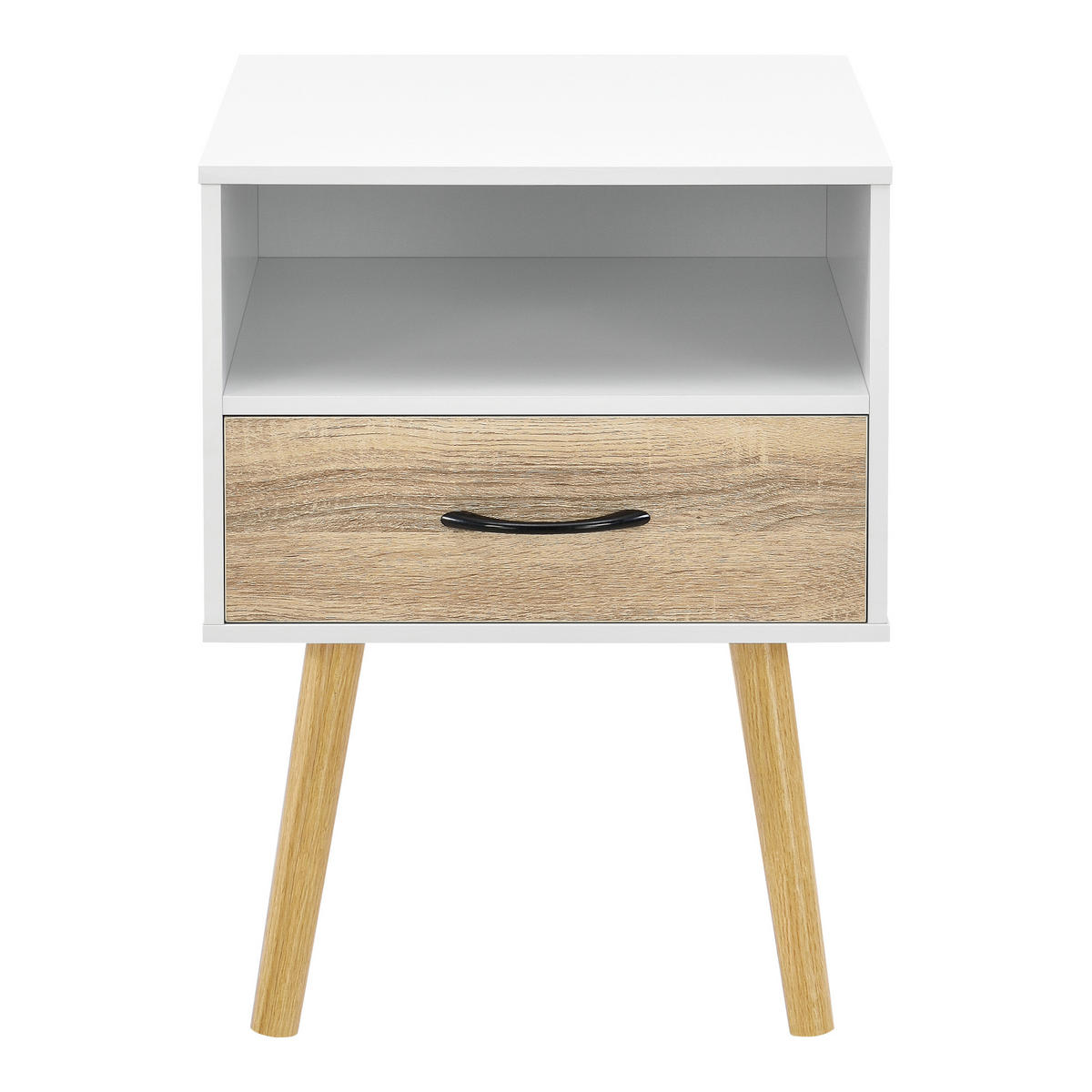 BEISTELLTISCH-SET 2 TLG. Gävle - Eichefarben/Naturfarben, Holz/Holzwerkstoff (40/42/57cm) - [en.casa]
