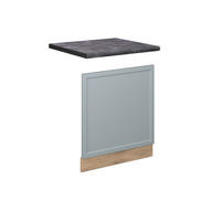 FRONTBLENDE Fame-Line Hellblau-grau 60 cm, AP Anthrazit - Honigeiche/Eiche Wotan, Holzwerkstoff (60/67.4/1.6cm) - Vicco