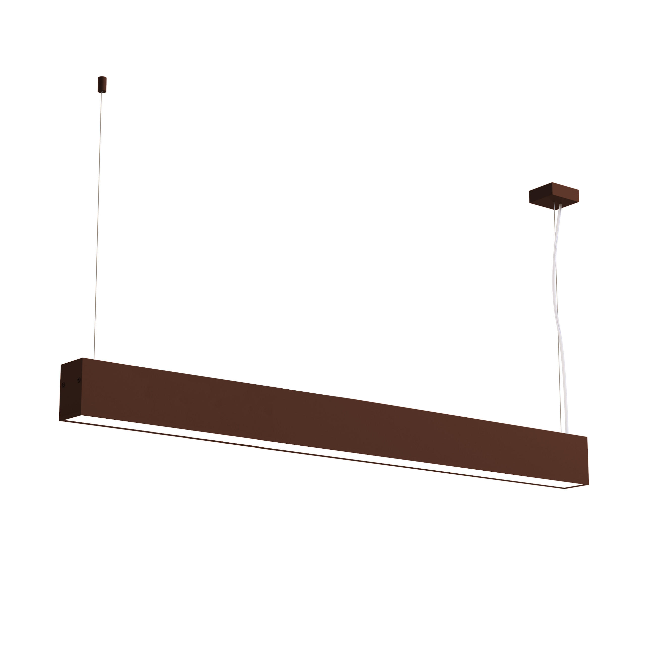 LED-HÄNGELEUCHTE - Dunkelbraun, Metall (4.5/100/6.3cm) - Lumicom