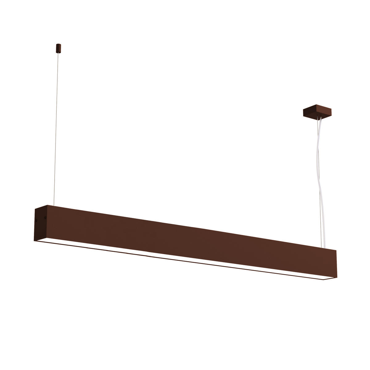 LED-HÄNGELEUCHTE - Dunkelbraun, Metall (4.5/100/6.3cm) - Lumicom