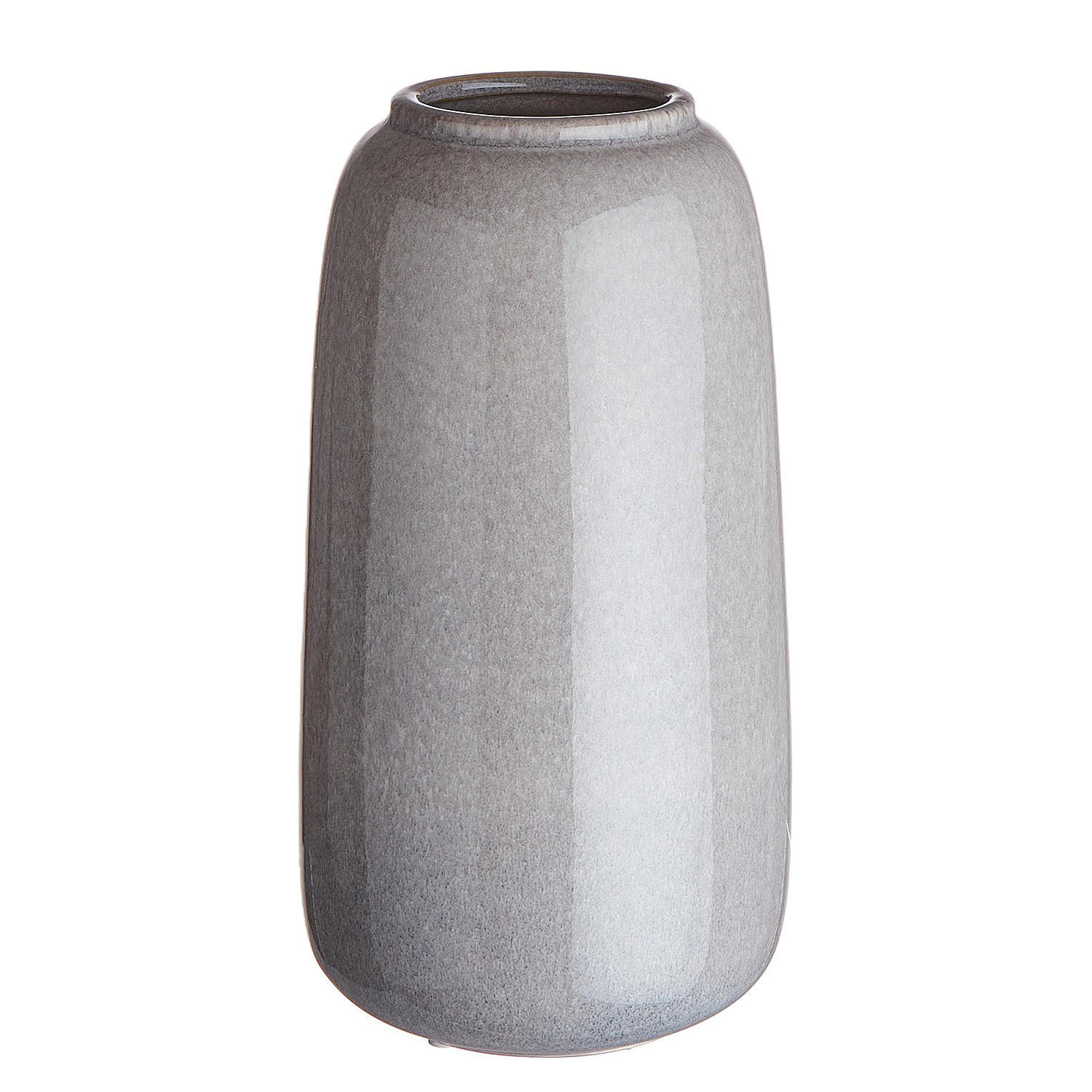 VASE Lou - Grau, Keramik (21cm) - BUTLERS