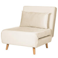 SCHLAFSESSEL - Buchefarben/Creme, Holz/Buchenholz (77/81/90cm) - home24