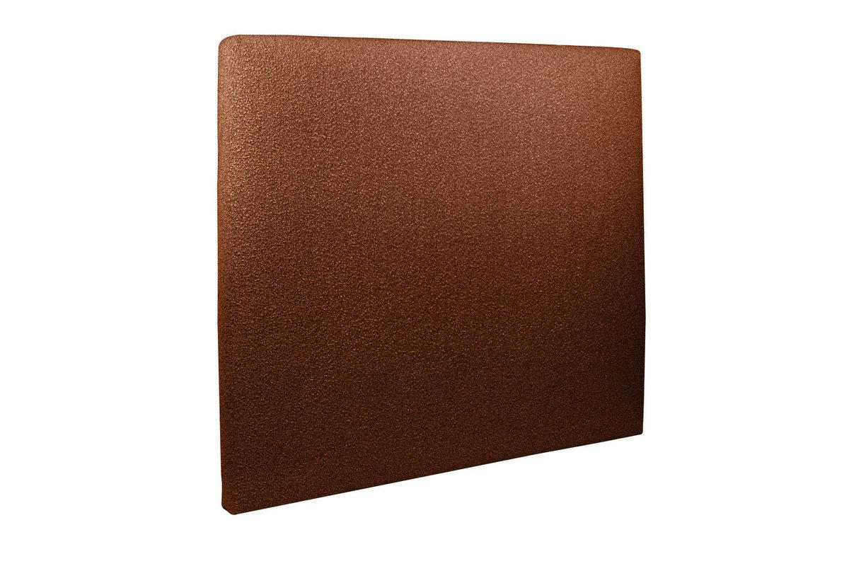 KOPFTEIL gepolstertes – Terrakotta Bouclé-Stoff - 140 cm - Beige/Terracotta, Karton/Holz (140/120/10cm) - Sommeil de Plomb