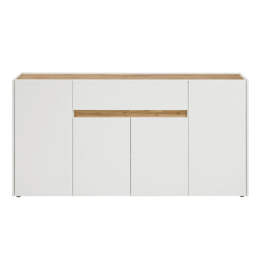 SIDEBOARD Crisp-61 - Weiß, Holzwerkstoff (170/87/40cm) - Lomado