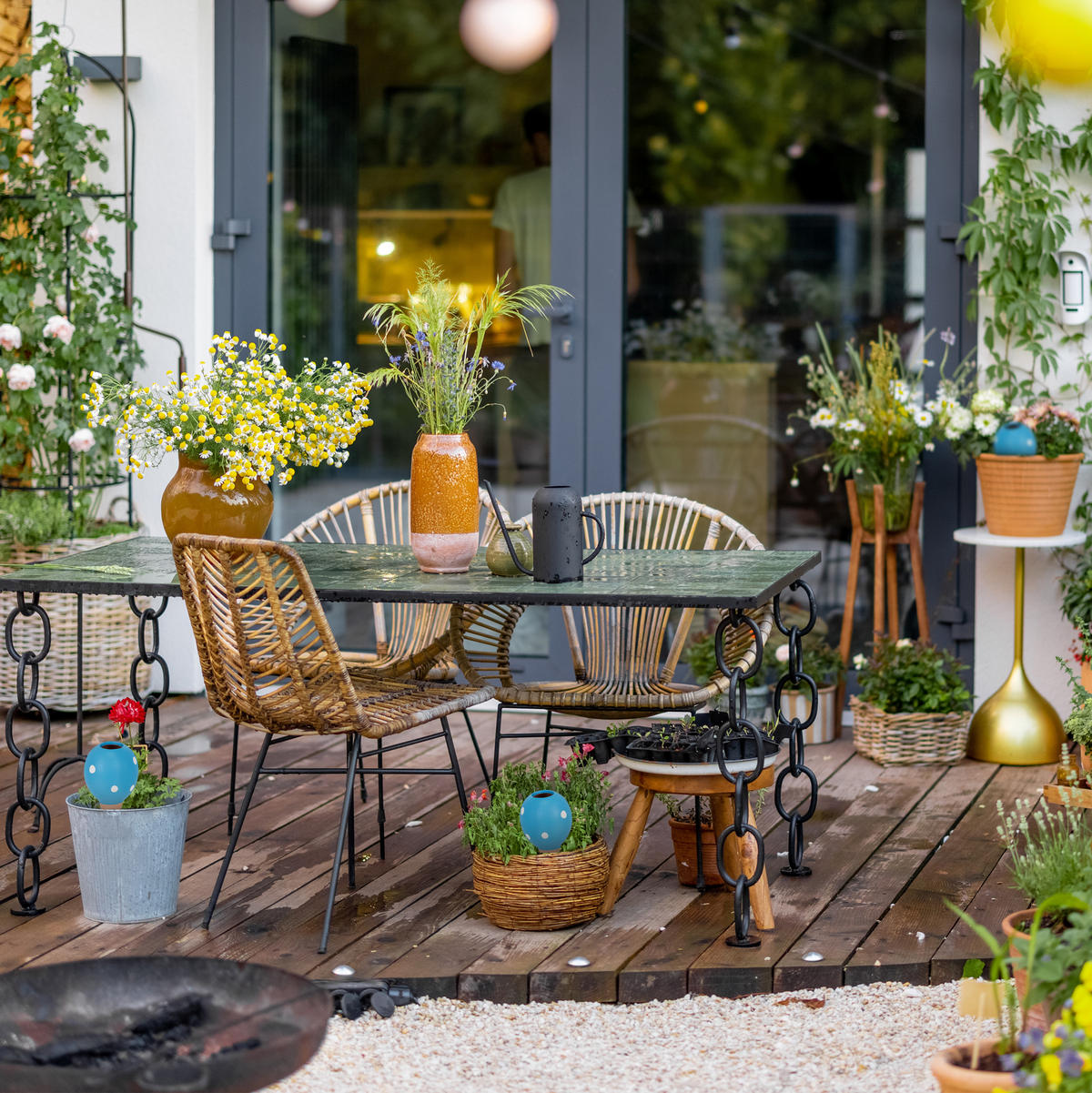 4XTONKEGEL - Multicolor, Keramik (6/11.5/6cm) - Relaxdays