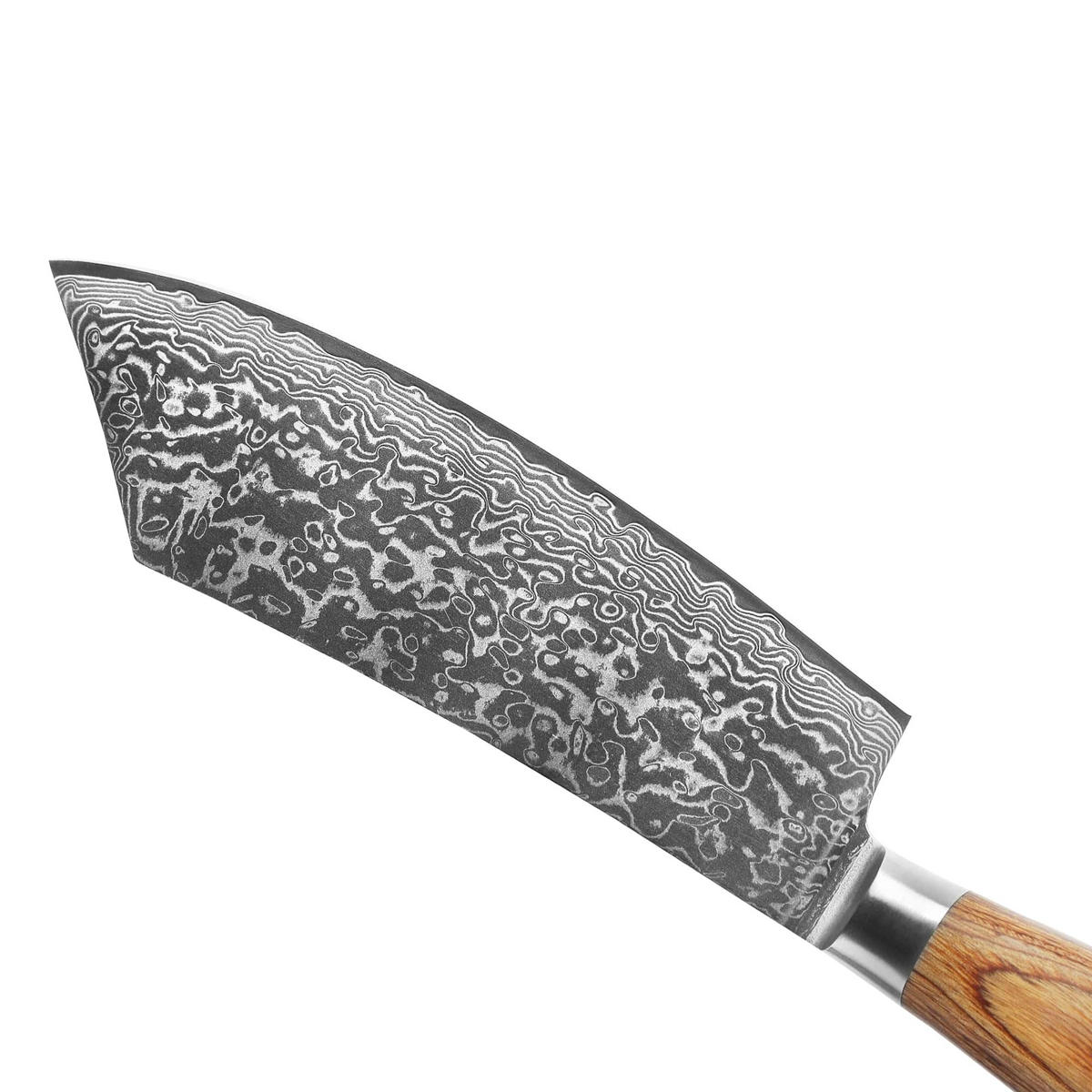 BLOCKMESSER 20 cm - Braun, Holz/Metall (35cm) - Wakoli