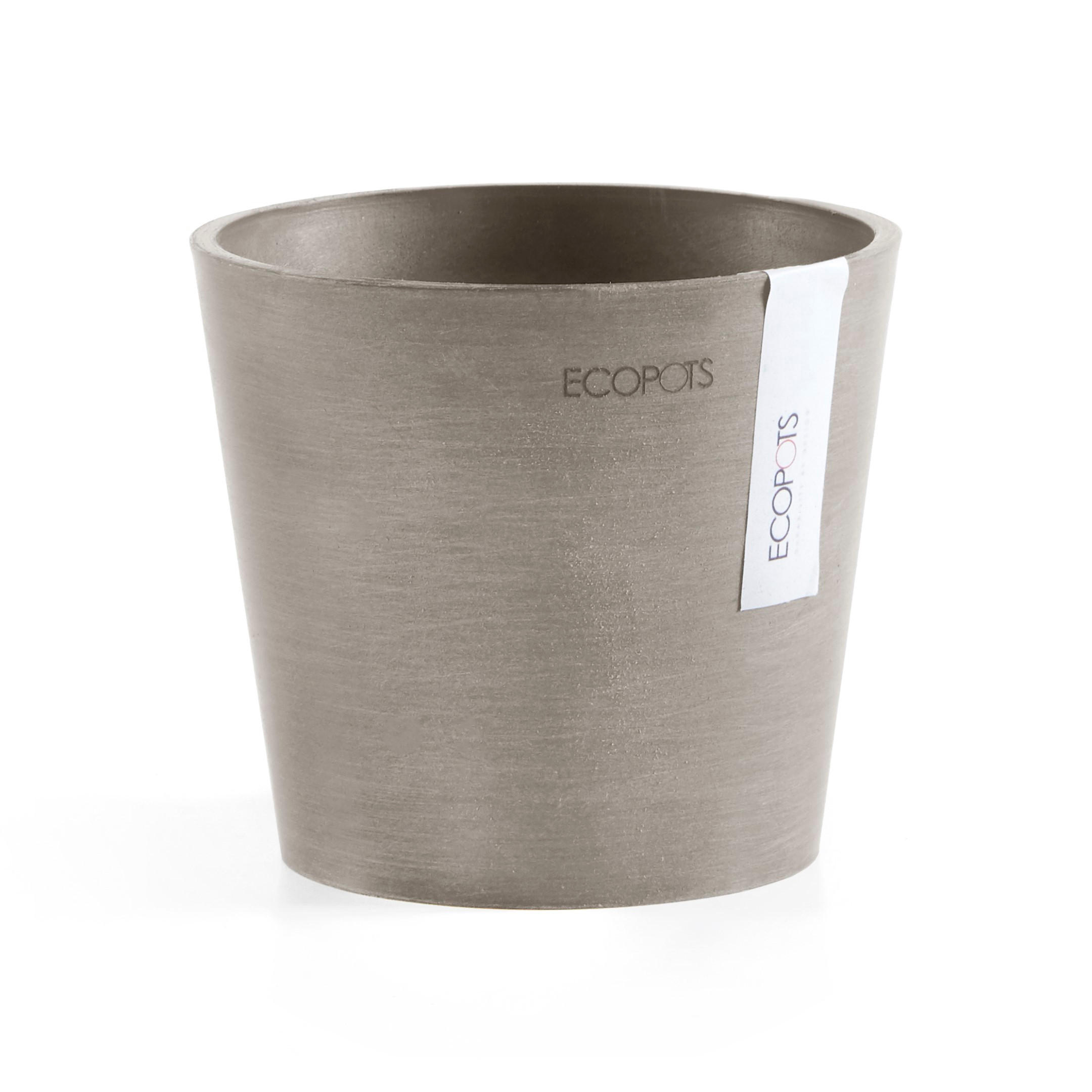 Ecopots Blumentopf Taupe 11.4 cm