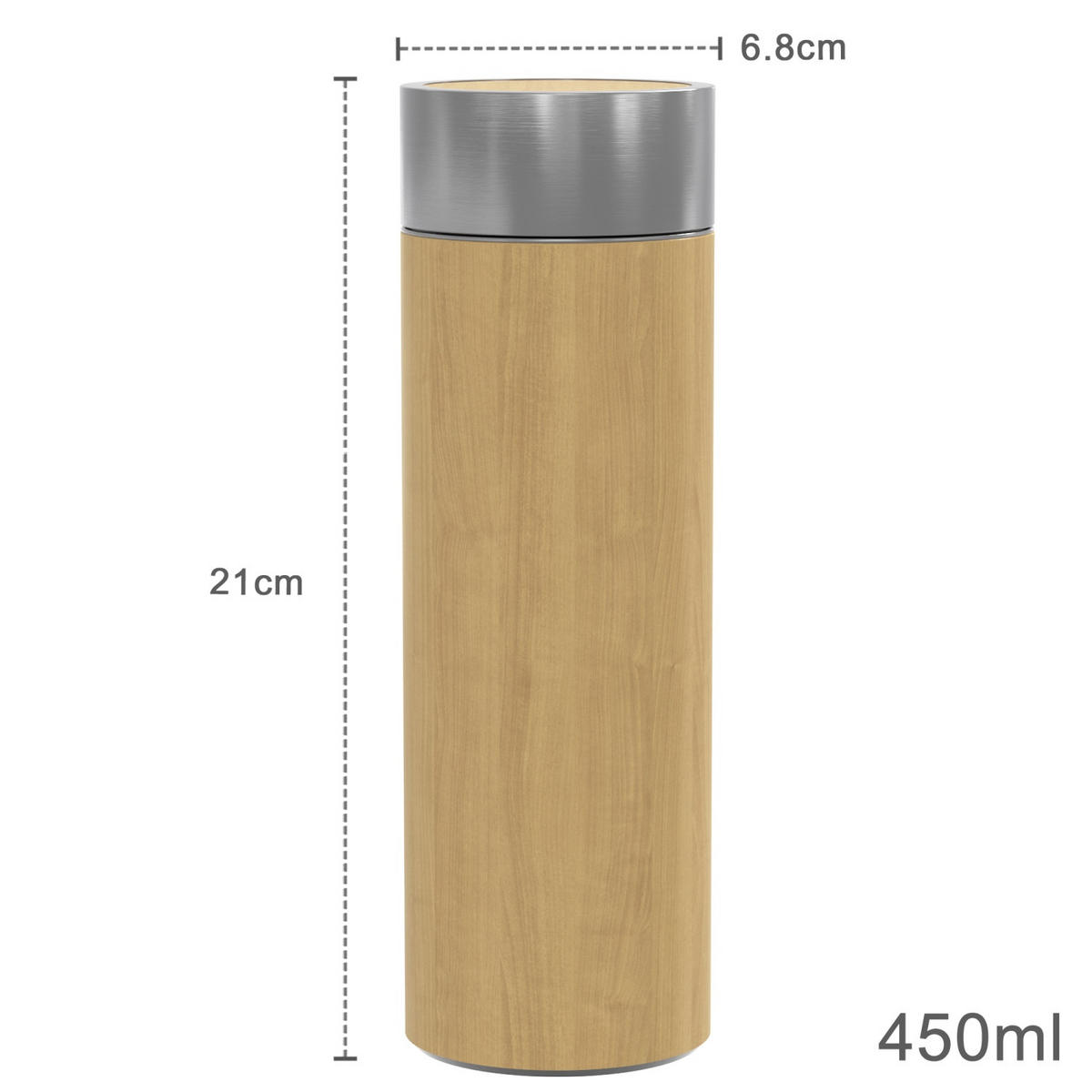 THERMOSFLASCHE 350 ml - Multicolor, Metall (0.35L) - Intirilife