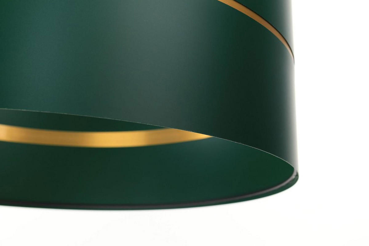 HÄNGELEUCHTE Grün 60/21 cm - Goldfarben/Grün, Kunststoff (60/1.1/21cm) - ONZENO