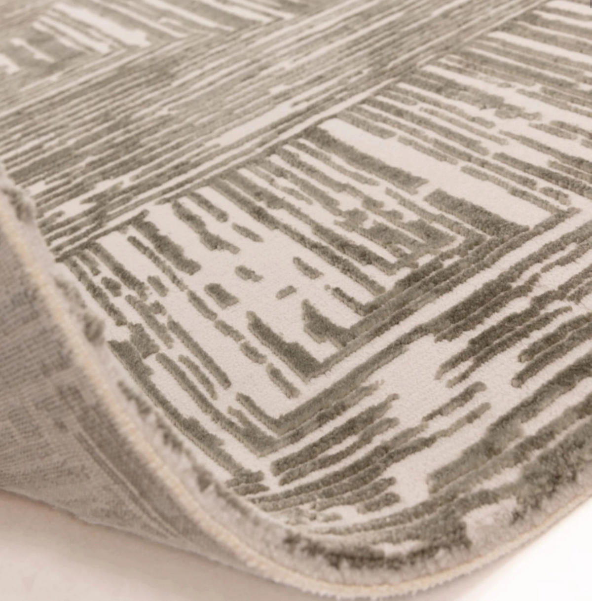 TEPPICH modern Wohn-/Schlafzimmer ZUKA SKETCH Grün 120 x 170 cm - Grün, Textil (120/170cm) - Novatrend