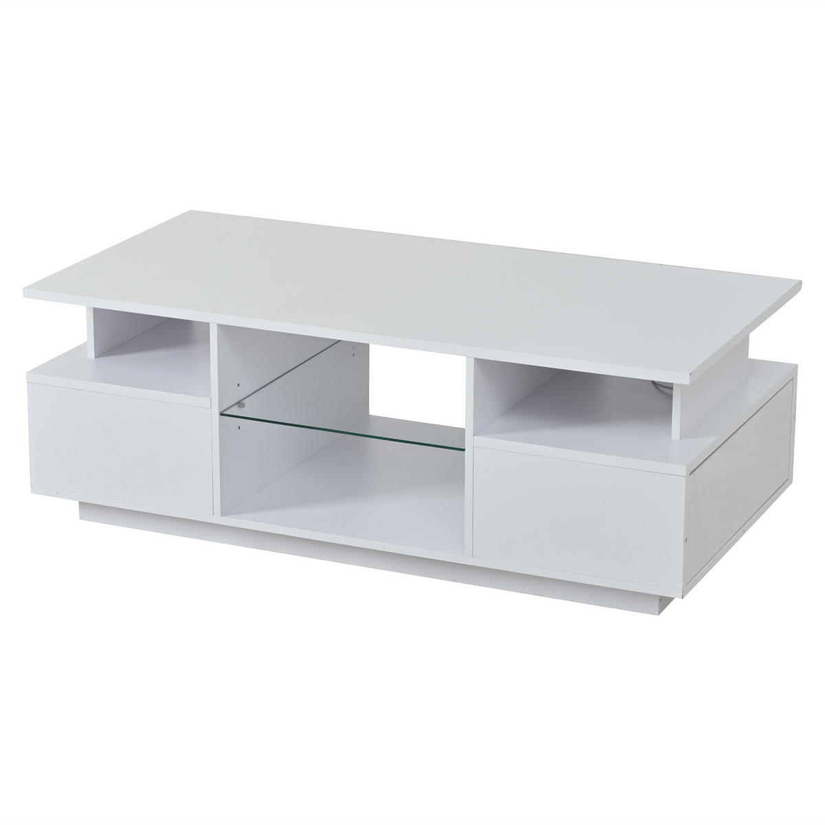 COUCHTISCH Weiß - Weiß, Holzwerkstoff (100/50/36cm)