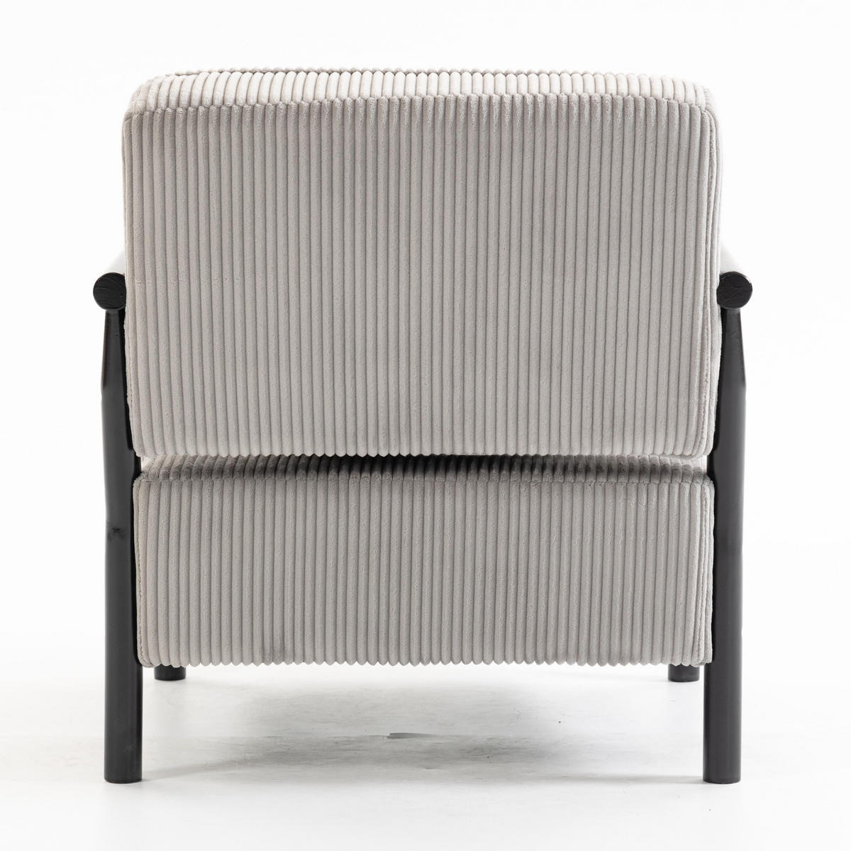 SESSEL Design Sessel,Loungesessel,Polsterstuhl,Cord,Grau - Grau, Textil (61/72/80cm) - LVHOM