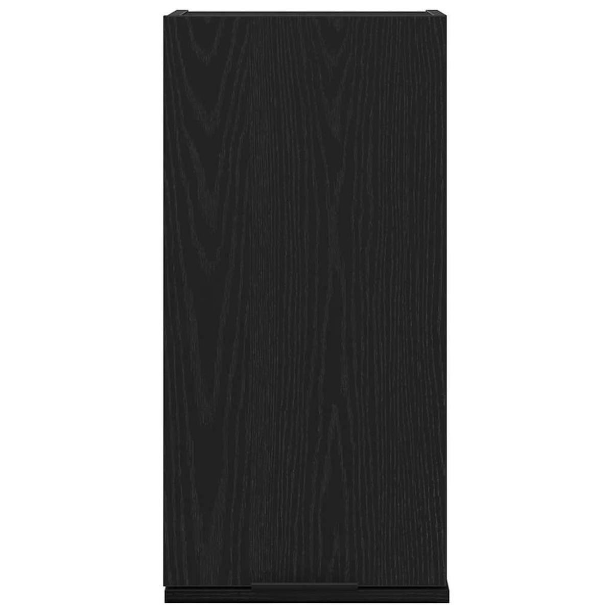 WANDSCHRANK Schwarze Eiche 32/20/67 Cm Holzwerkstoff - Schwarz, Holzwerkstoff (20/67/32cm) - vidaXL