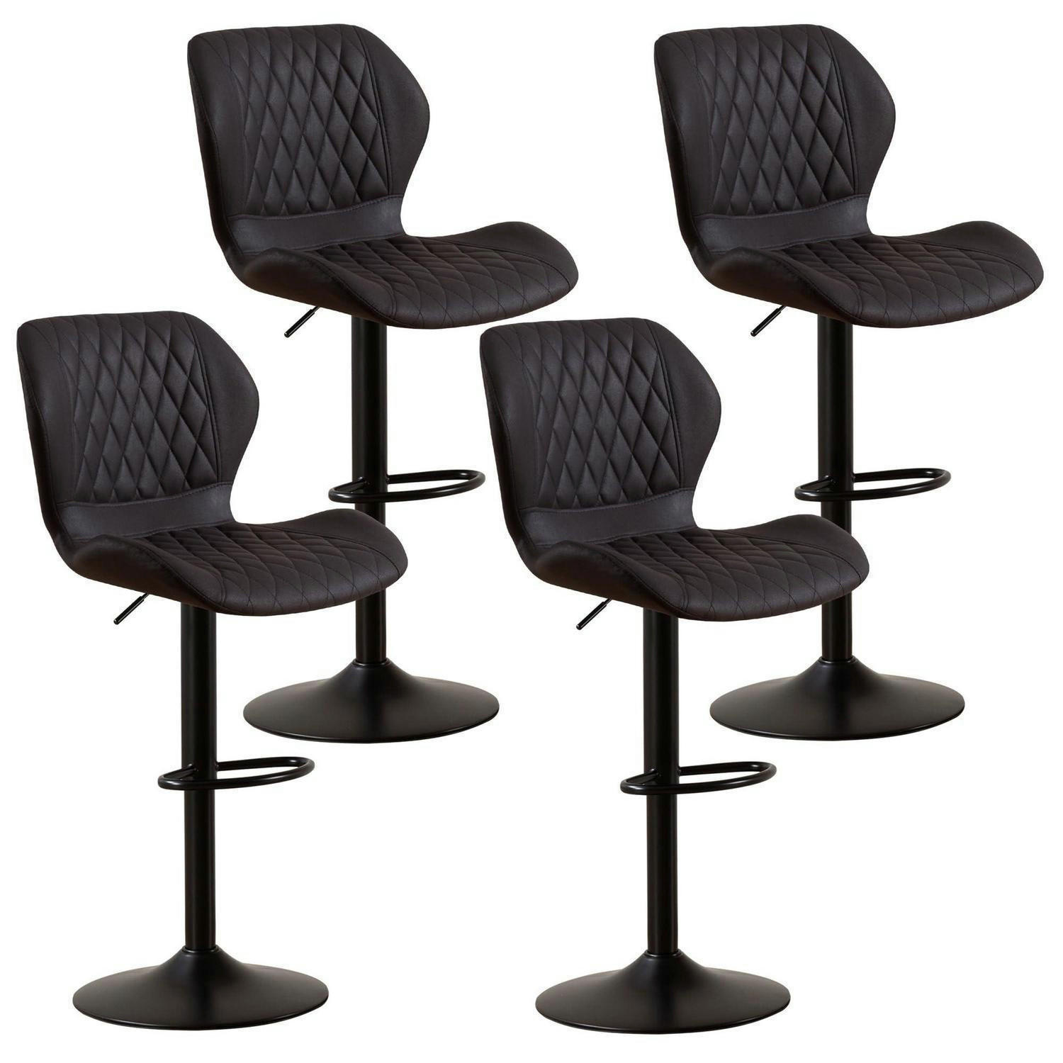 XXXLutz Barhocker Schwarz 46.5x111x38 cm