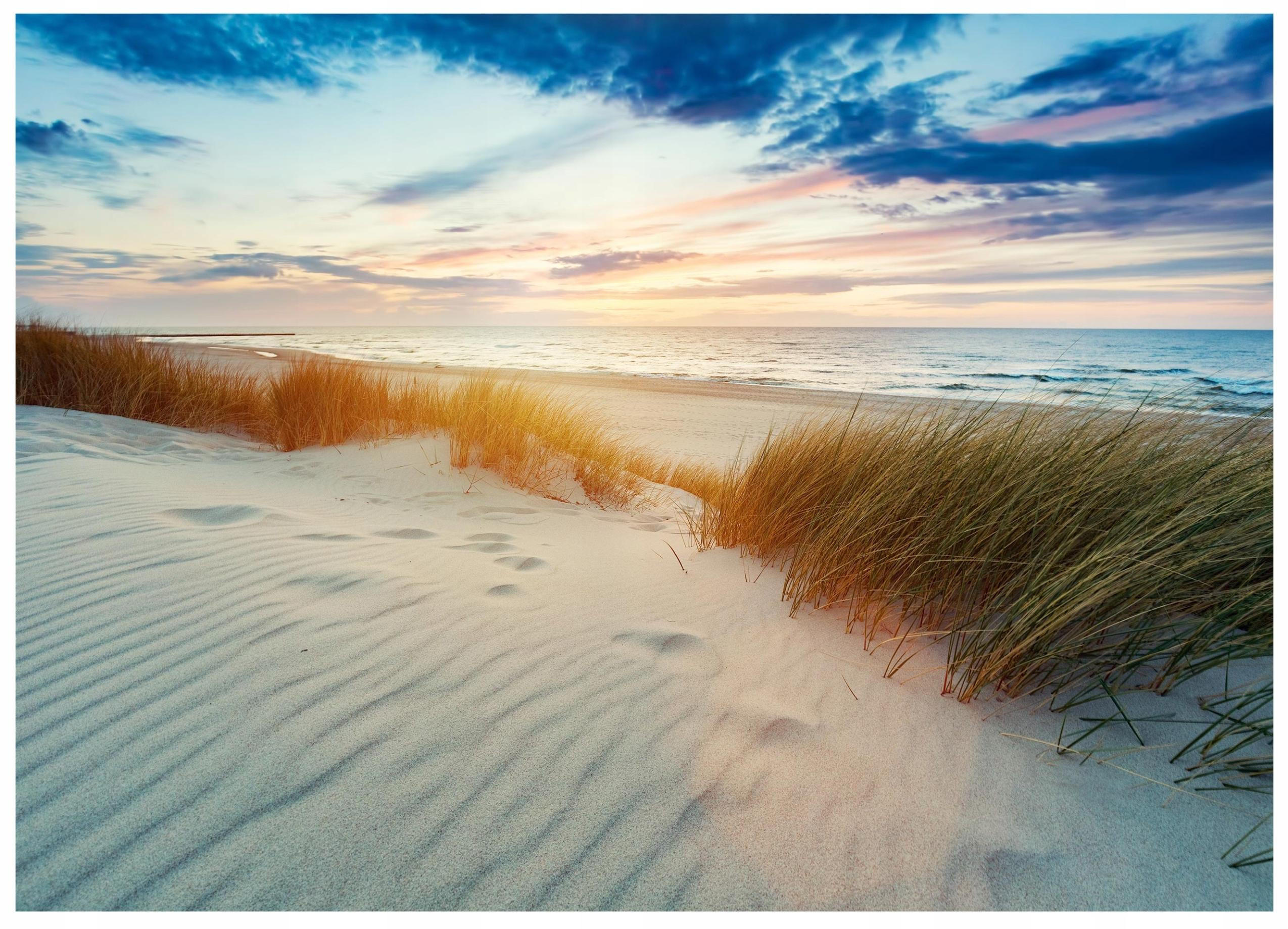 FOTOTAPETE Strand Meer 350x250 - Multicolor, Papier (350/250cm) - Wallarena