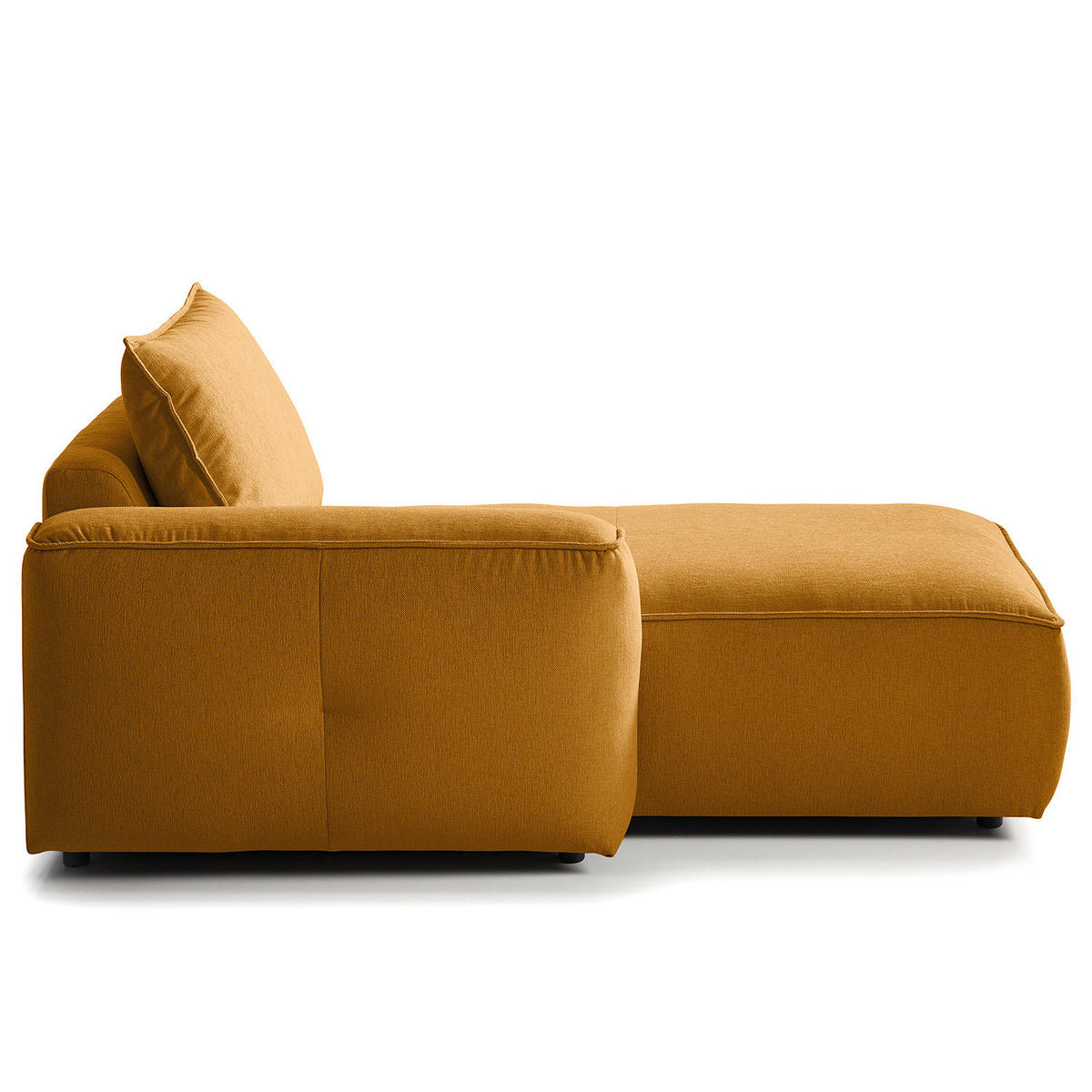 MODULLONGCHAIR - Orange, Holz/Textil (170/82/105cm) - home24