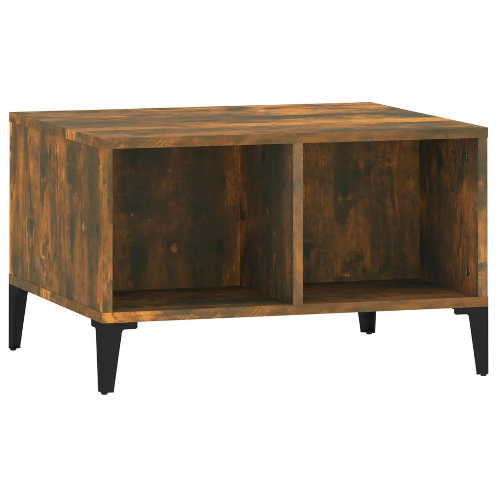 COUCHTISCH Räuchereiche 60x50x36,5 cm Holzwerkstoff - Braun, Holzwerkstoff (60/50/36.5cm) - furnicato