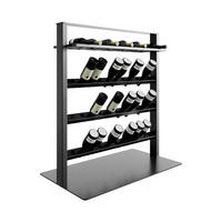 WEINREGAL Piemont Metall,Schwarz, Für 45 Weinflaschen 110/100/60cm - Schwarz, Metall (60/110/100cm) - Metalo Pro
