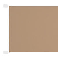 SENKRECHTMARKISE Taupe 140x800 cm Oxford-Gewebe - Taupe, Textil (800/140/800cm) - furnicato