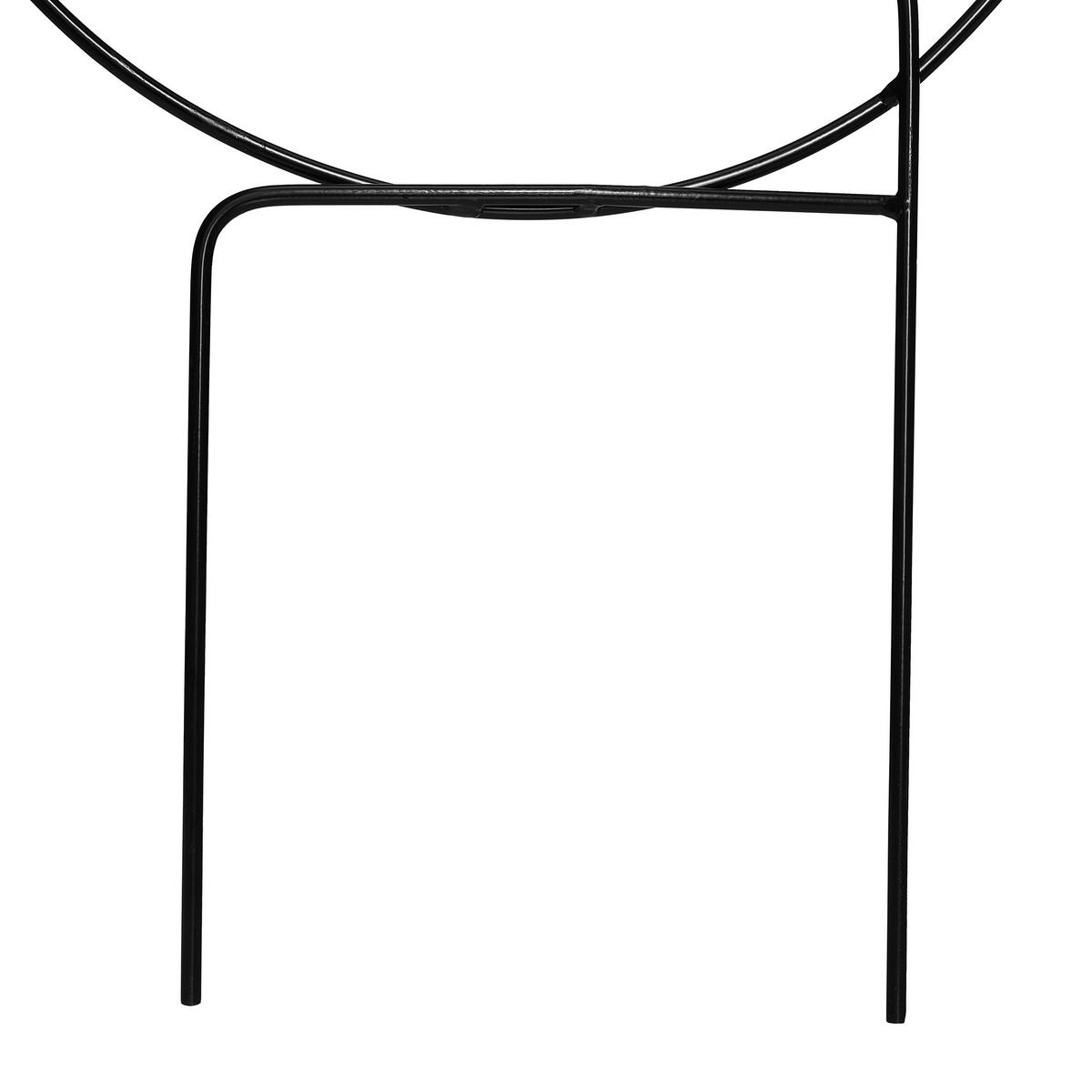 2XRANKGITTER - Schwarz, Metall (39/144/1cm) - Relaxdays