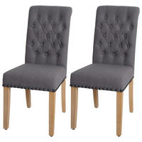 ESSZIMMERSTUHL Grau - Grau, Textil (45/100/60cm) - MCW