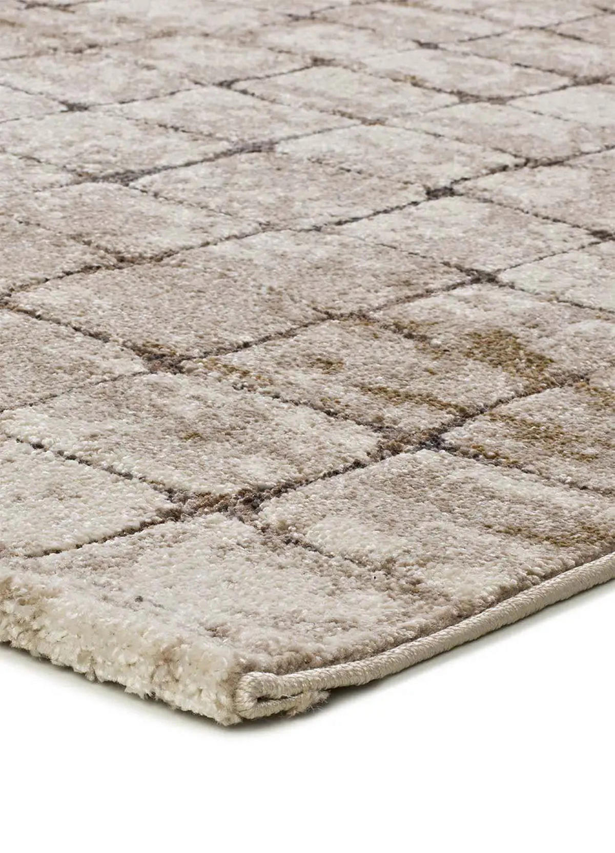 KURZFLORTEPPICH Creme / Braun Ceres 160/235 cm - Creme, Naturmaterialien/Textil (160/235cm) - Atticgo