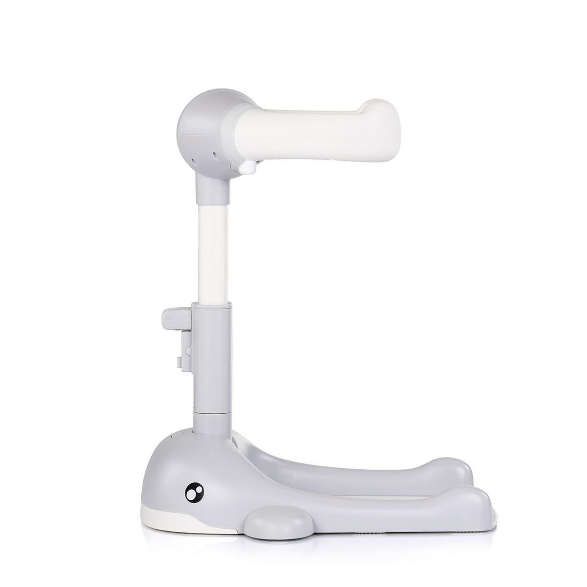 BABYDUSCHHILFE Wal grau faltbar höhenverstellbar Duschhalter - Grau, Kunststoff (45/57cm) - Chipolino