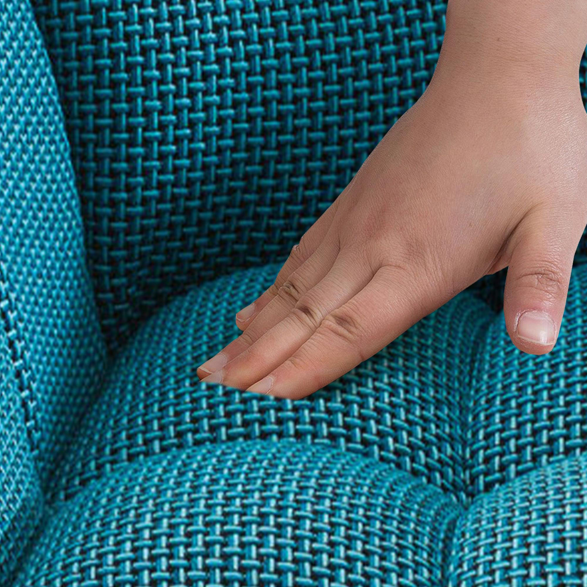 Thumbnail - CLP Barhocker, Türkis, Textil, 64x88x45 cm, Esszimmer, Barmöbel, Barhocker