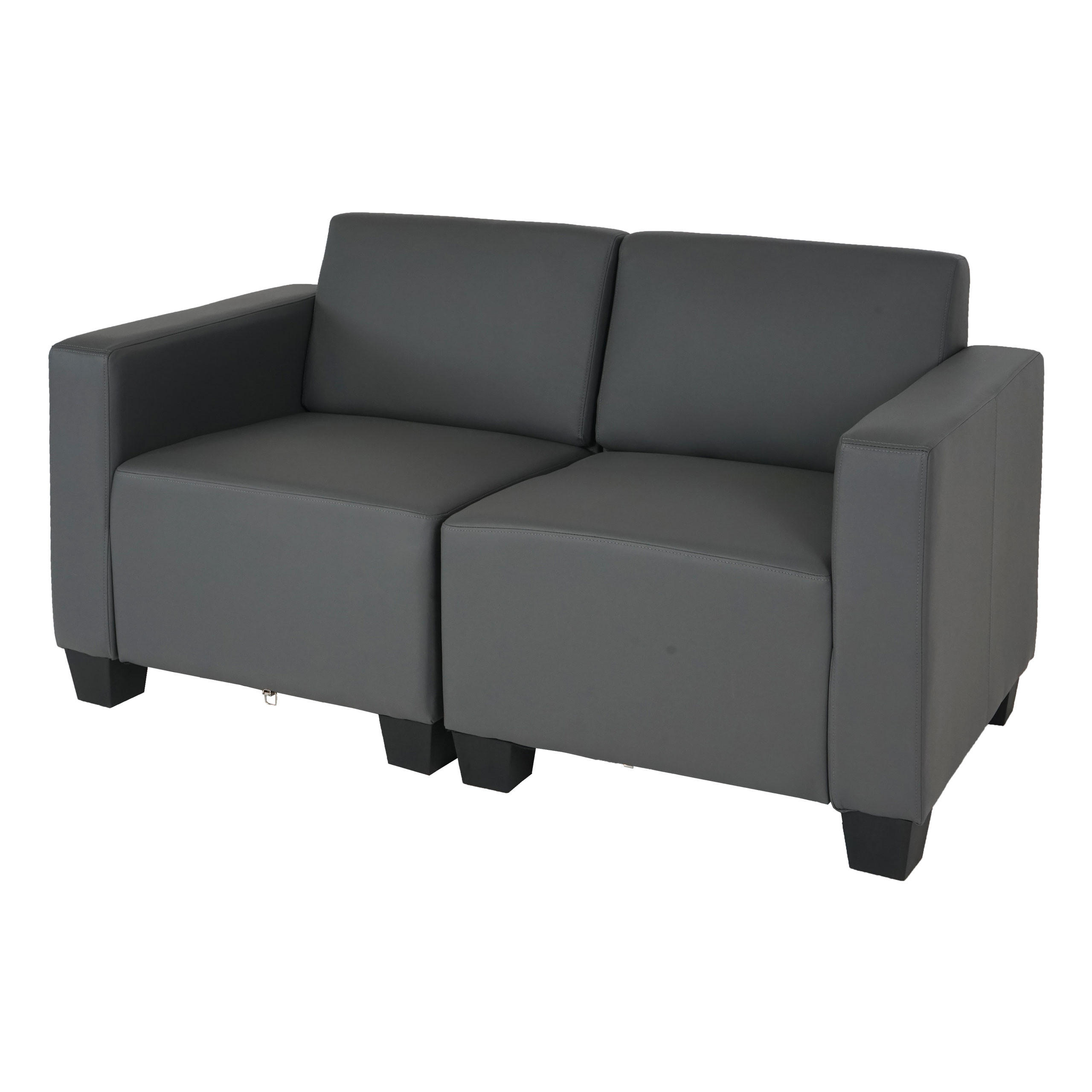 2-SITZER SOFA Grau - Grau, Textil (136/76/72cm) - MCW